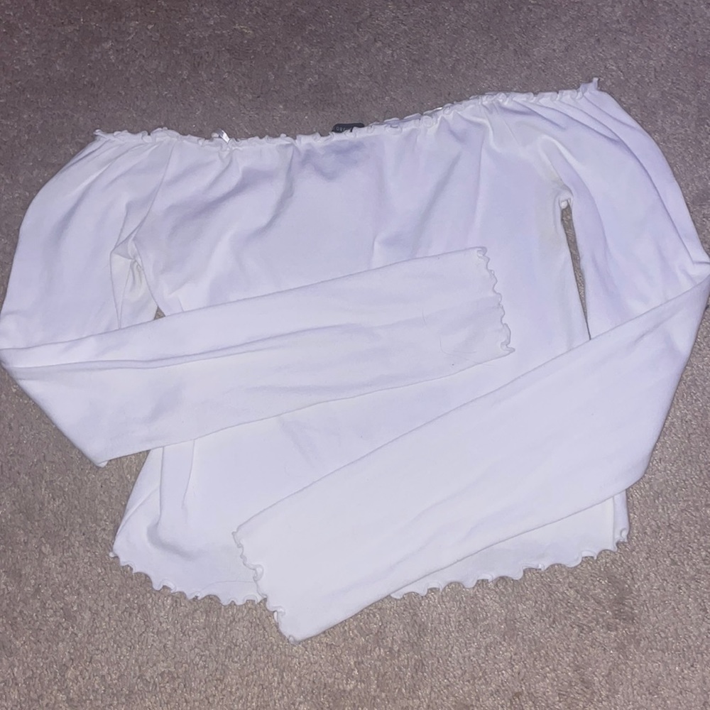 Forever 21 Long-Sleeve Off the Shoulder Top